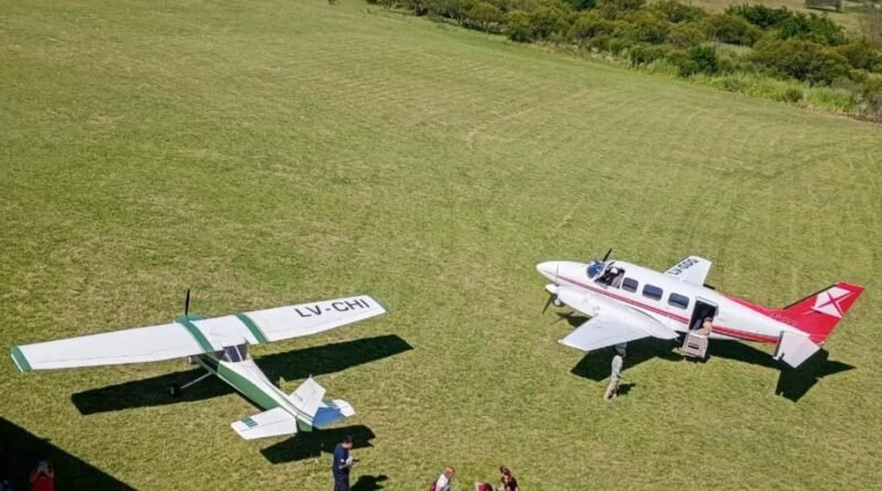 l Aero Club Villaguay celebró su aniversario con vuelos bautismo, exhibiciones y actividades para toda la familia