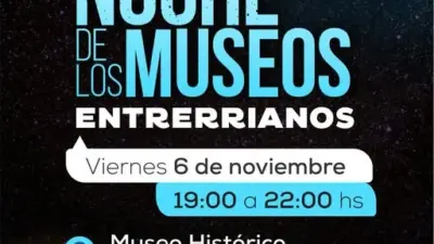 VILLAGUAY SE SUMA A LA NOCHE DE LOS MUSEOS ENTRERRIANOS